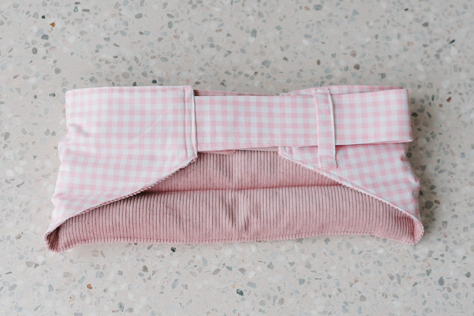 Wrap Around Belt Heat Pack — Pink Gingham