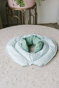 Neck & Shoulder Wrap Heat Pack — Sage Gingham